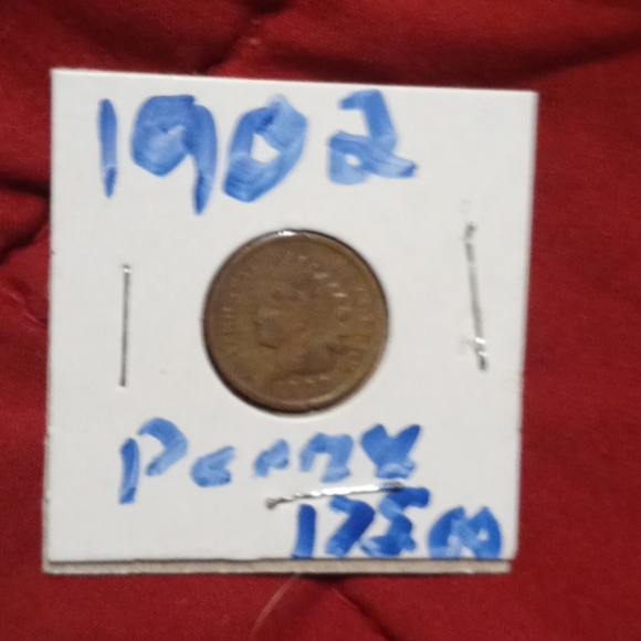 1902 Indian head penny - Picture 2 of 2